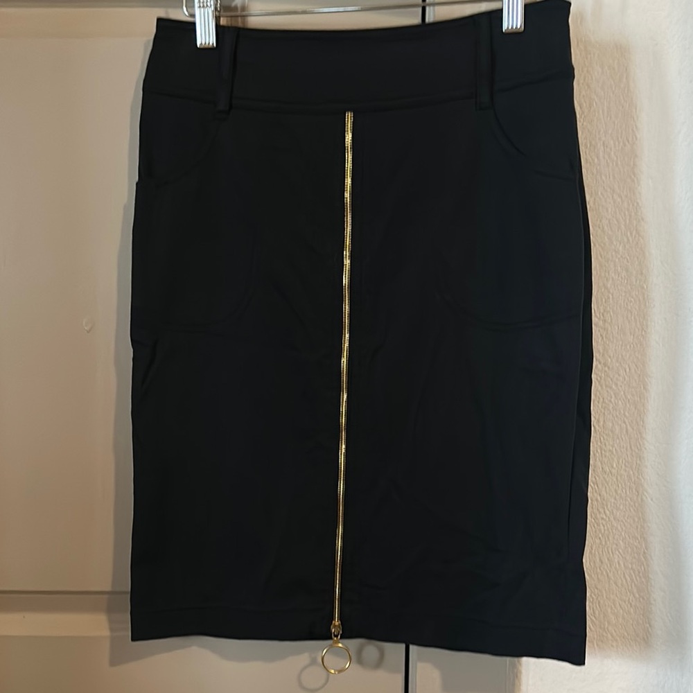 Missoni Black and Gold Pencil Skirt Knee-Length